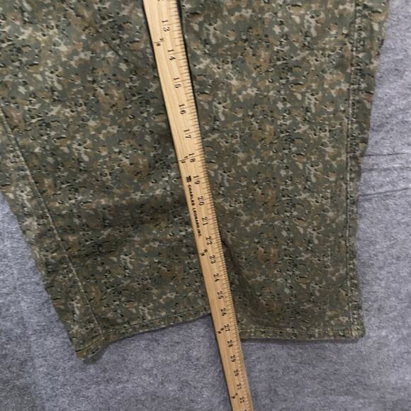 Levis Camo Cargo Jeans Pants Mens 30x28 Green Straight Pockets - SIZE NOTE - Picture 7 of 9